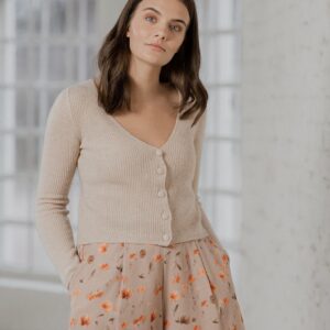 Cashmere Cardigan Hay