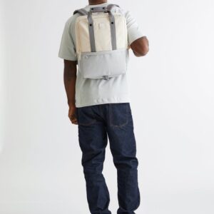 Daily 15" Backpack Concrete Block White