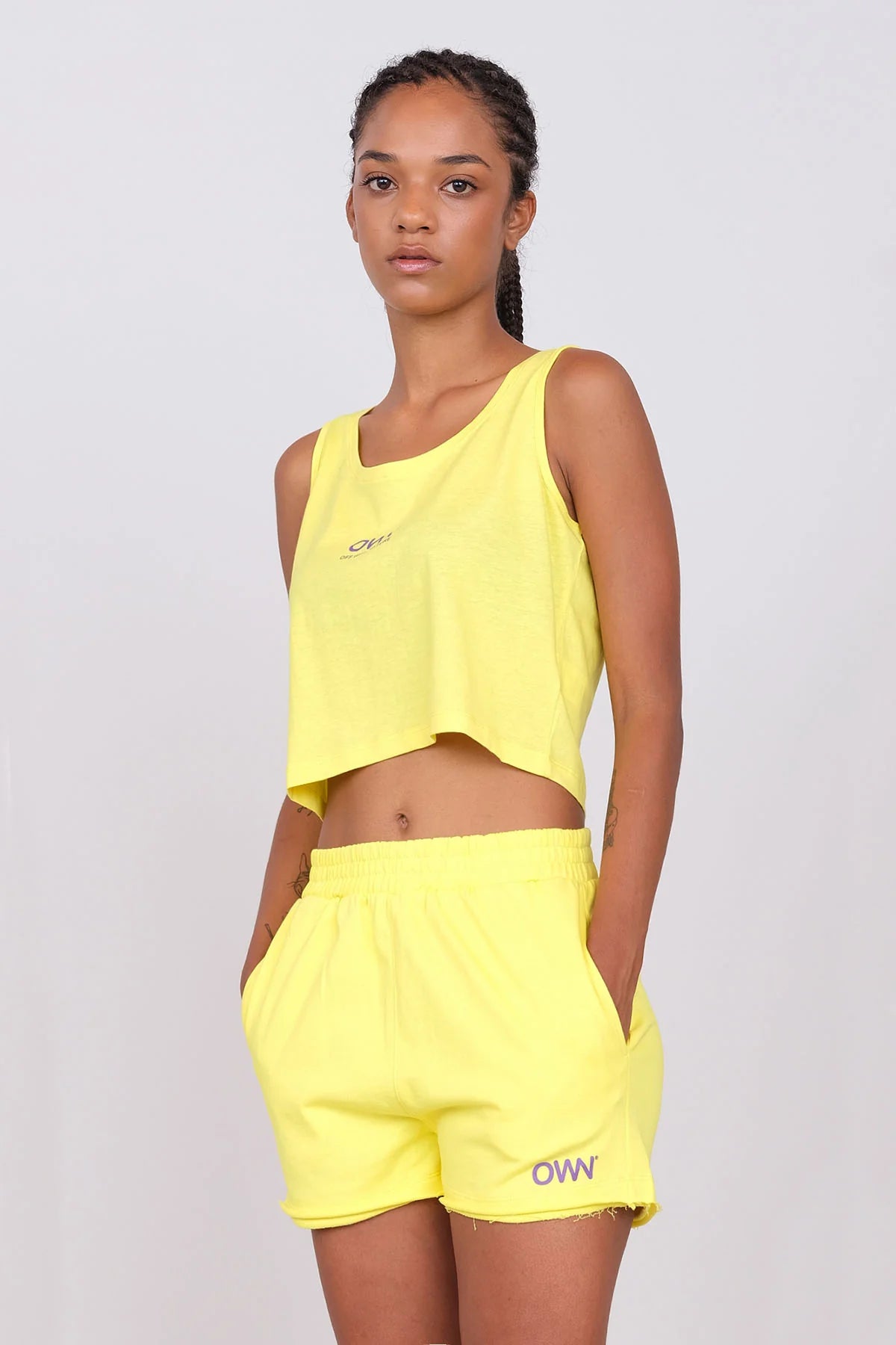 Crop Top Yellow