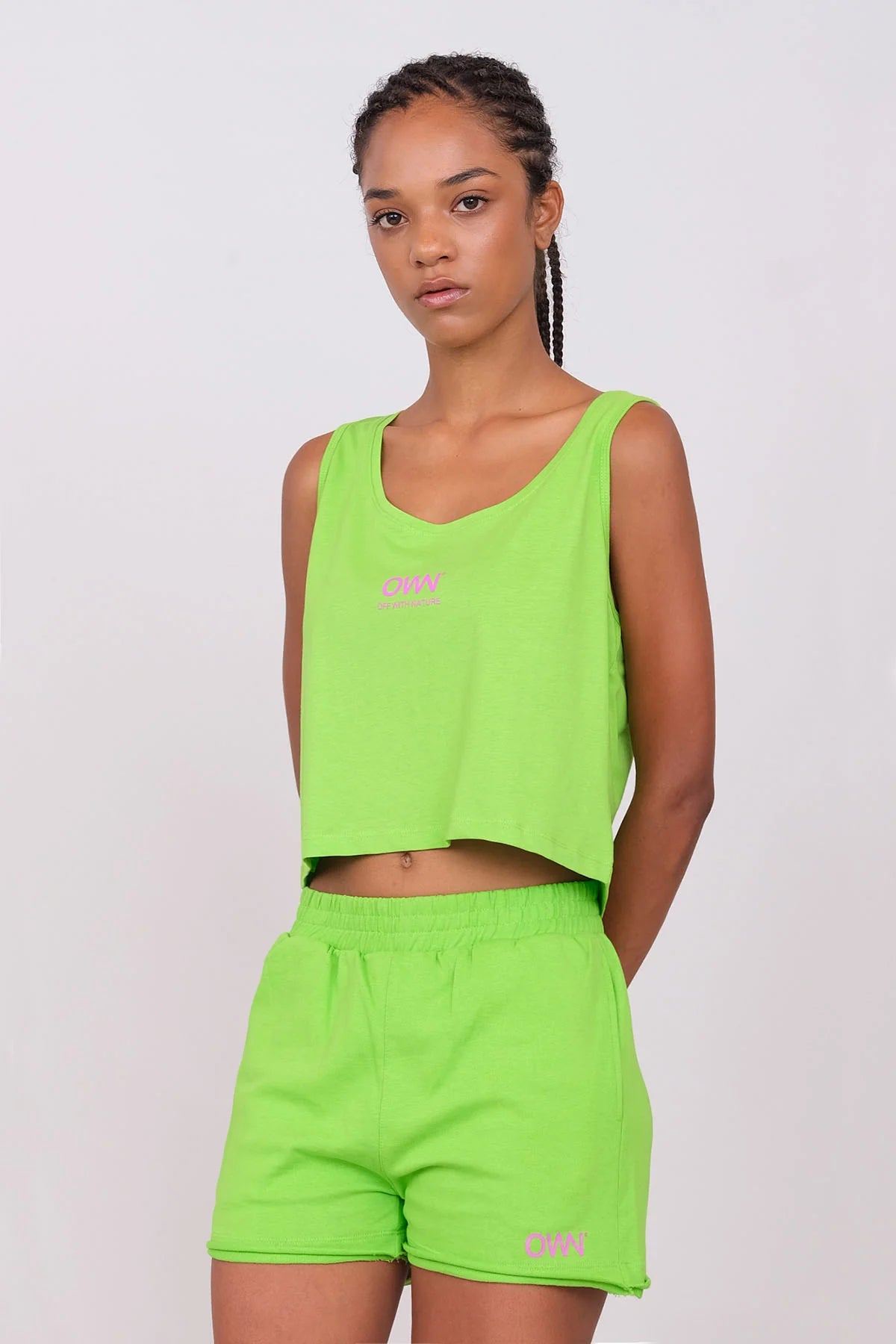 Crop Top Apple Green