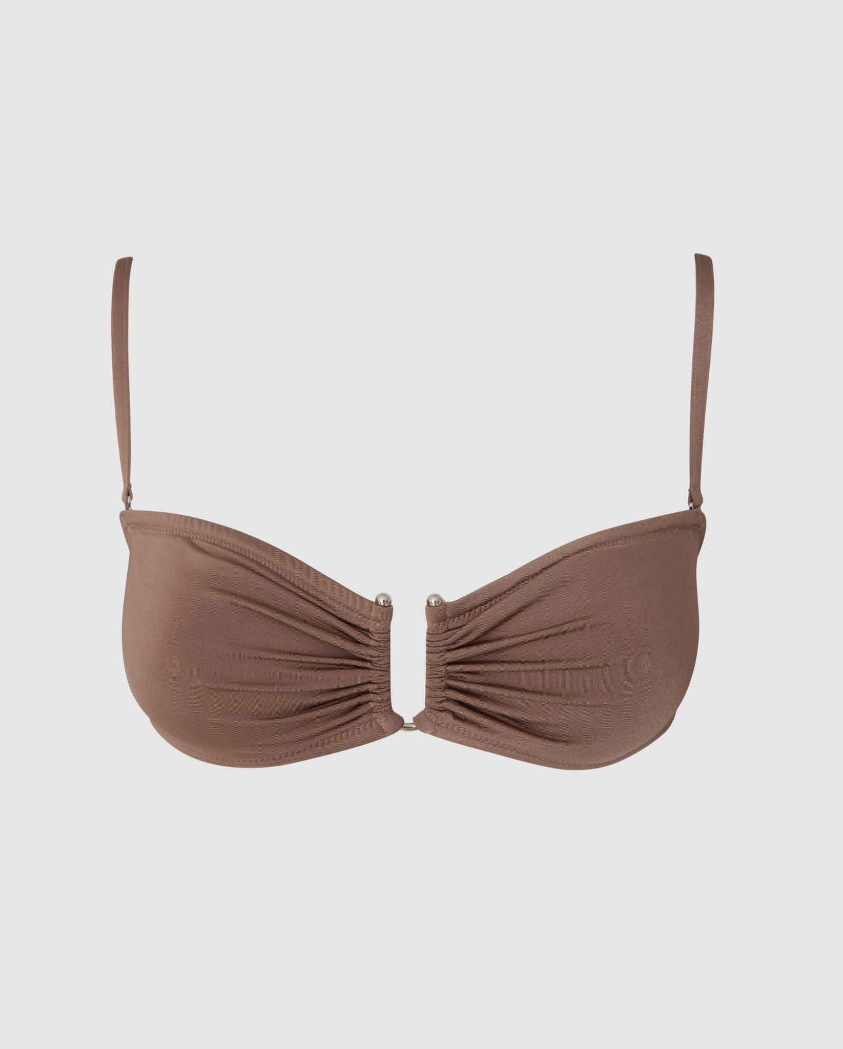 Bandeau Bikini Yläosa Mauve