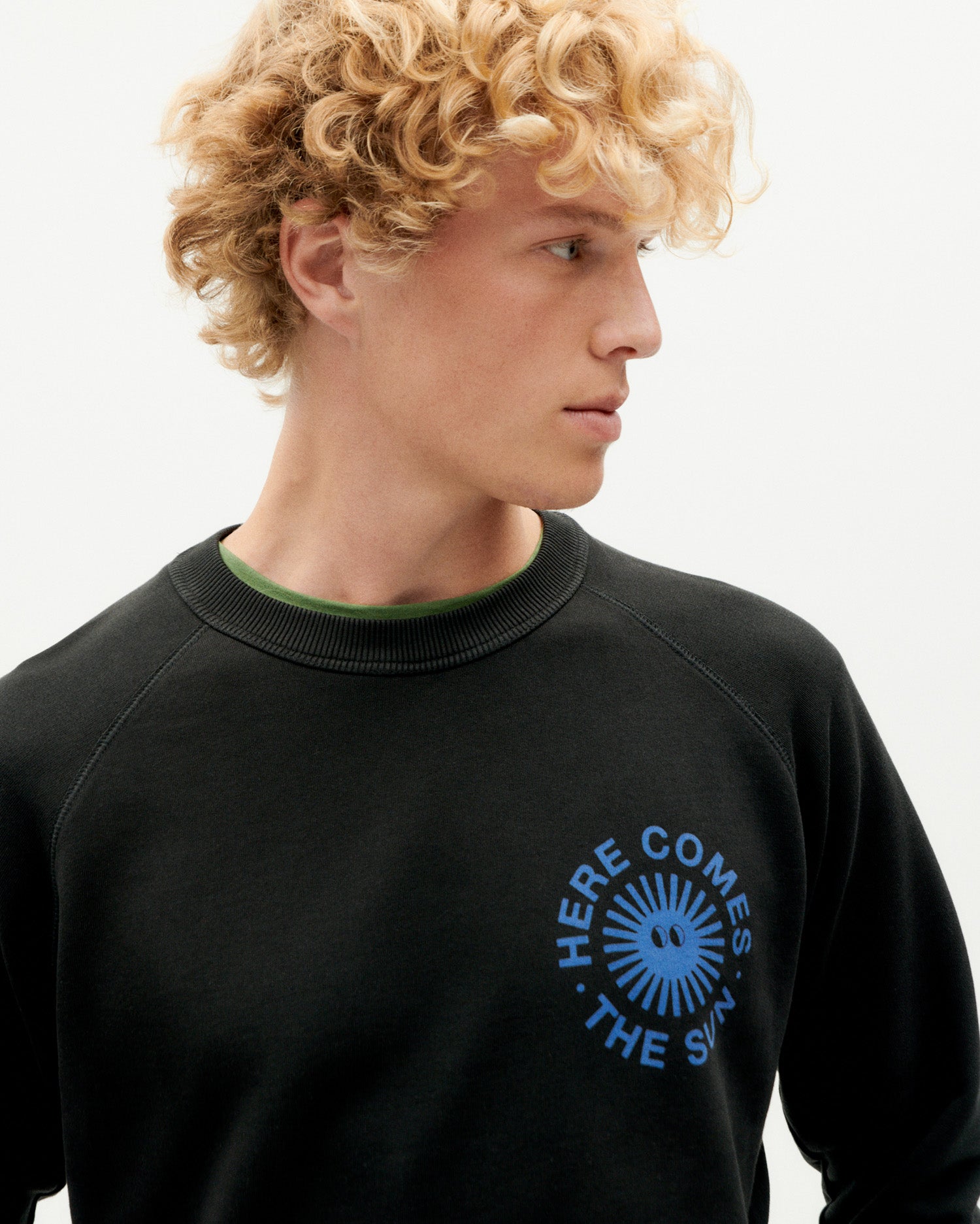Happy Sun Sweatshirt Black
