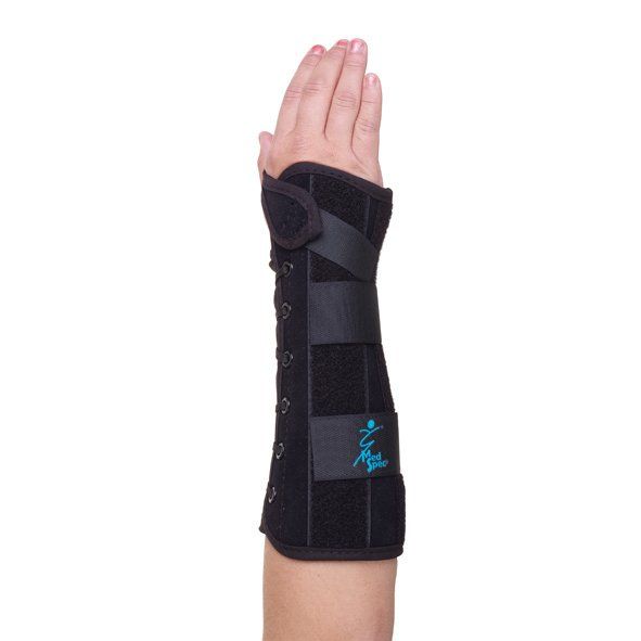Med Spec 28573 Wrist lacer rannetuki, pitkä Koko M / Puolisuus Vasen