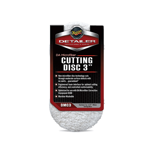 Mikrokuitulaikka Meguiars DA Cutting Pads, 2 kpl, 3
