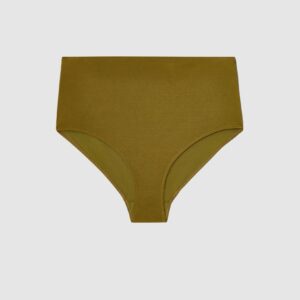 Bikini Alaosa Korkeavyötärö Oliivin Vihreä