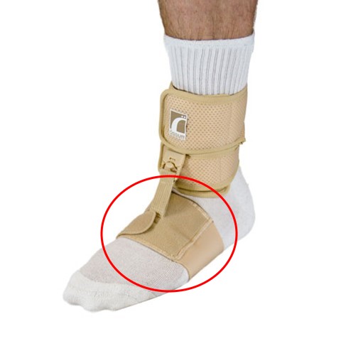 Ossur 27811 Foot-up jalkaterämansetti, beige Koko L/3
