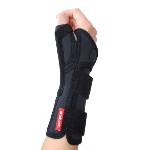 Ottobock 4146 Manu 3D Pollex ranne- ja peukalotuki, musta Koko XL / Puolisuus Vasen