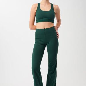 Flared Workout Pants Seaweed