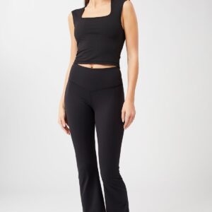 Flared Sports Pants Black