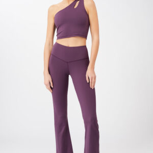 Flared Sports Pants Purple Passion