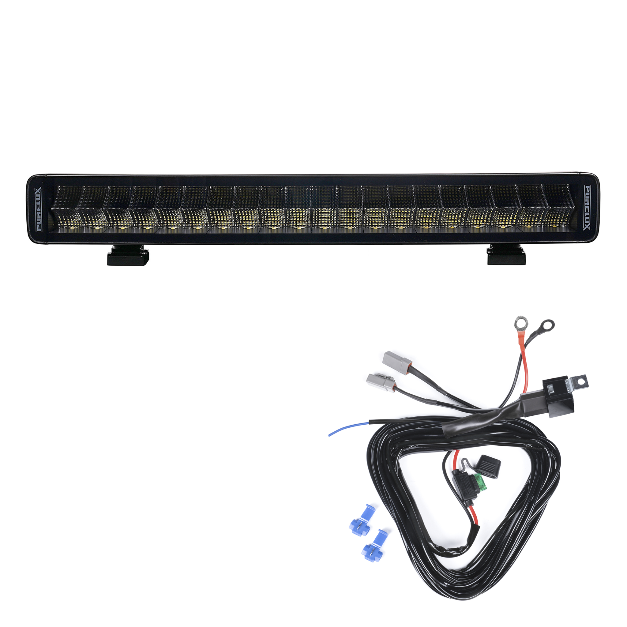 Työvalo Purelux Terrain Curve 200W - Kaareva / 56 cm, 1 kpl + Johtosarja