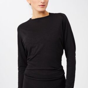 Back Bow Longsleeve Black
