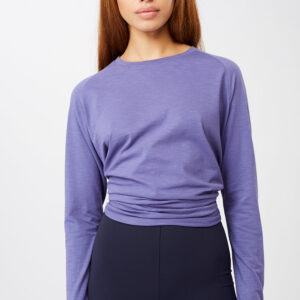 Back Bow Longsleeve Deep Violet