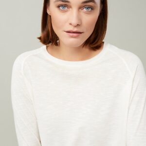 Back Bow Longsleeve Shirt White