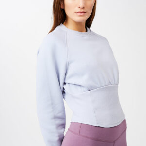 Cropped Sweater Grey Lavender