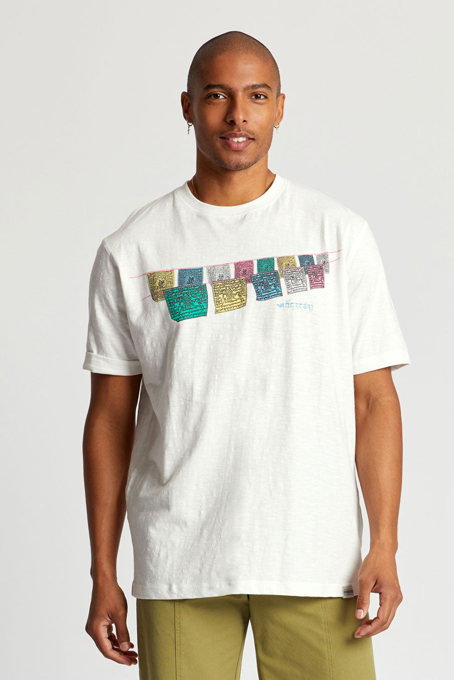 Free Tibet Tee Off White