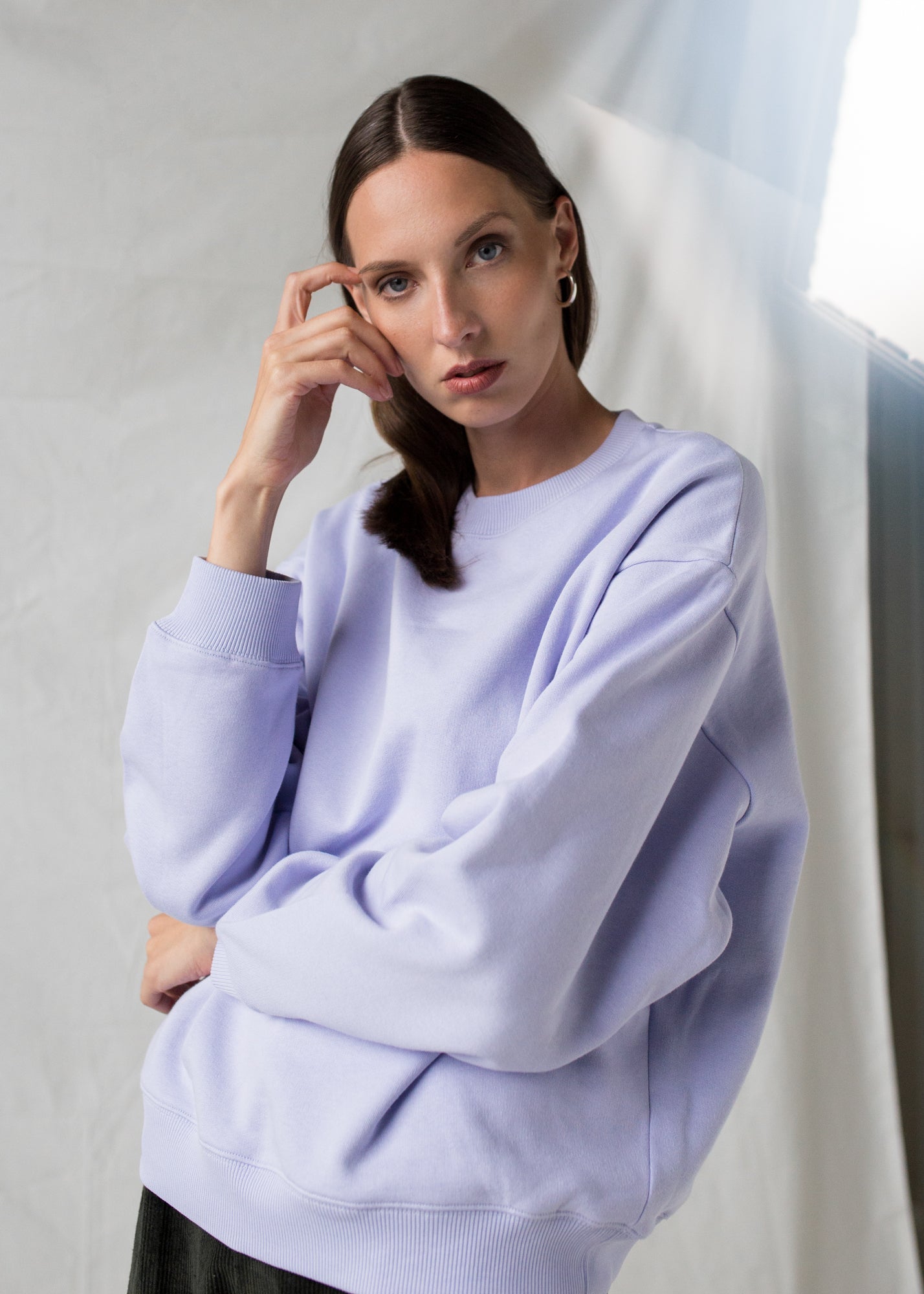 Crew Neck Svetari Lila