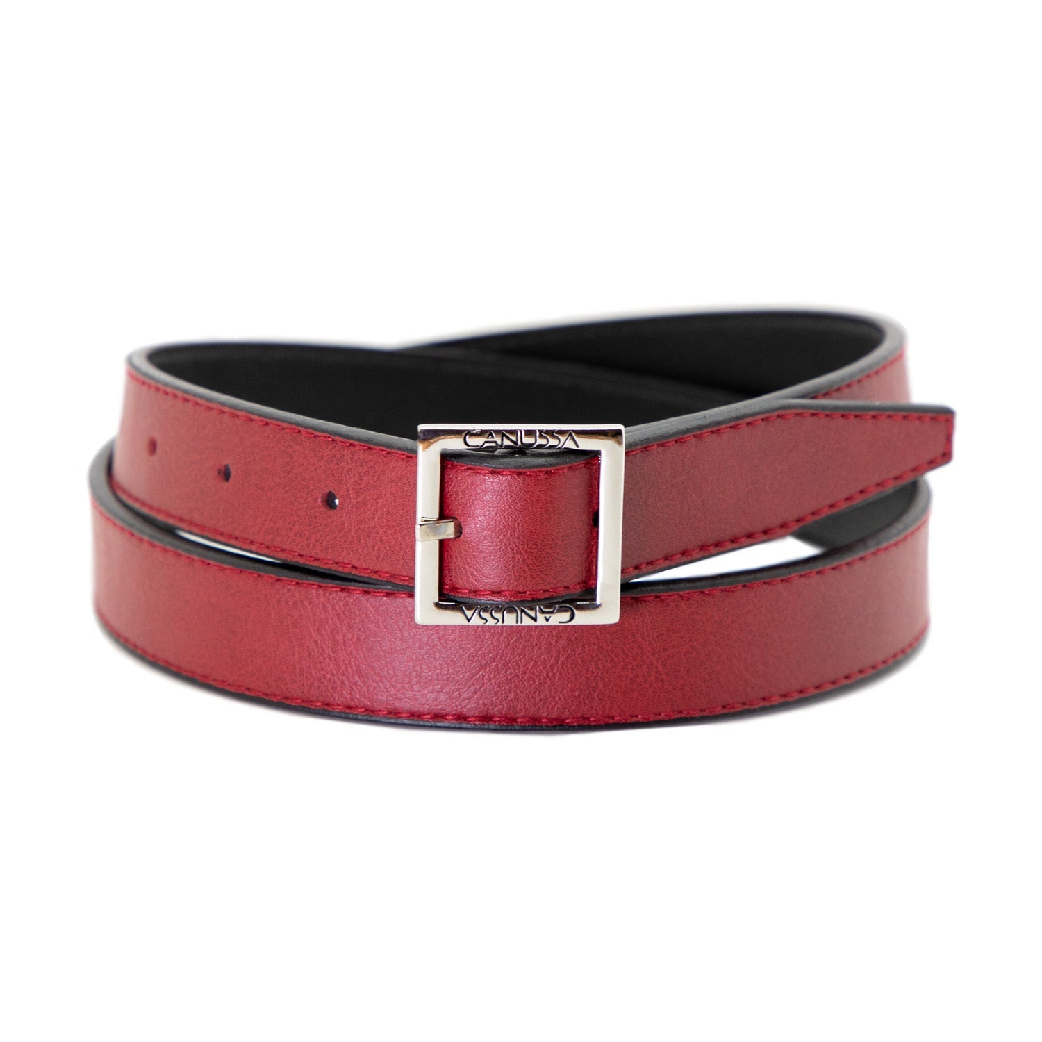 Go Vegan Belt Reversible Black / Red