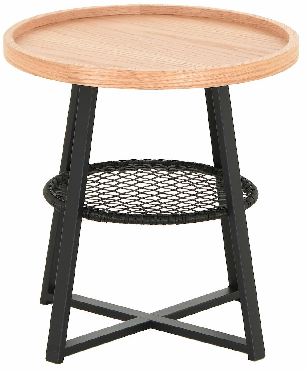 Hilla sivupöytä 50 cm tammi/musta