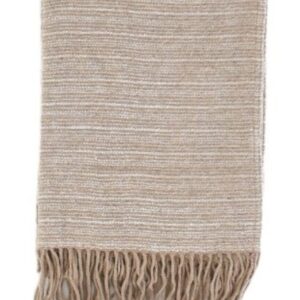 Hilma torkkupeitto 130x170 cm beige/valkoinen