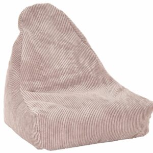 Hippa sametti säkkituoli vaalea roosa