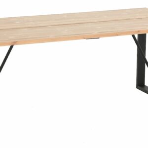 Honka lankkupöytä 180x90 antiikkipetsattu/musta