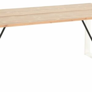 Honka lankkupöytä 180x90 antiikkipetsattu/valkoinen