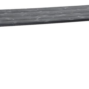 Honka lankkupöytä metallijaloilla 220x90 musta/valkoinen