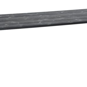 Honka lankkupöytä metallijaloilla 220x90 musta/musta