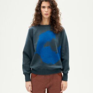 Bonnie Sweatshirt Graphite Flower