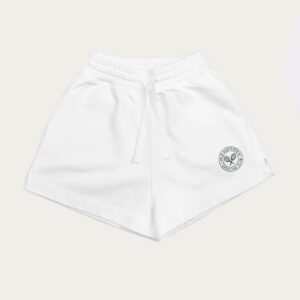 Amstel Sporting Club Cropped Sweat Shorts White