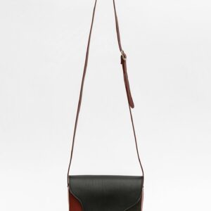 Crossbody Laukku Billie Musta Cognac
