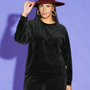 Abbie Sweater Corduroy Black