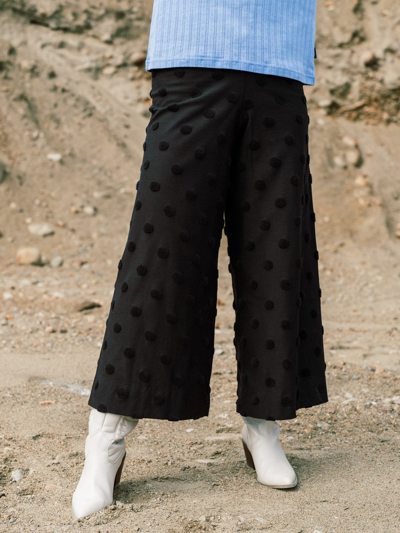 Alex Culottes Housut Big Dot Musta