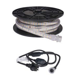 LED-nauha / Työvalo AGGE 230V - 1500 lm/m, 10 m, Nauha virtajohdolla