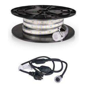 LED-nauha / Työvalo AGGE 230V - 1500 lm/m, 5 m, Nauha virtajohdolla
