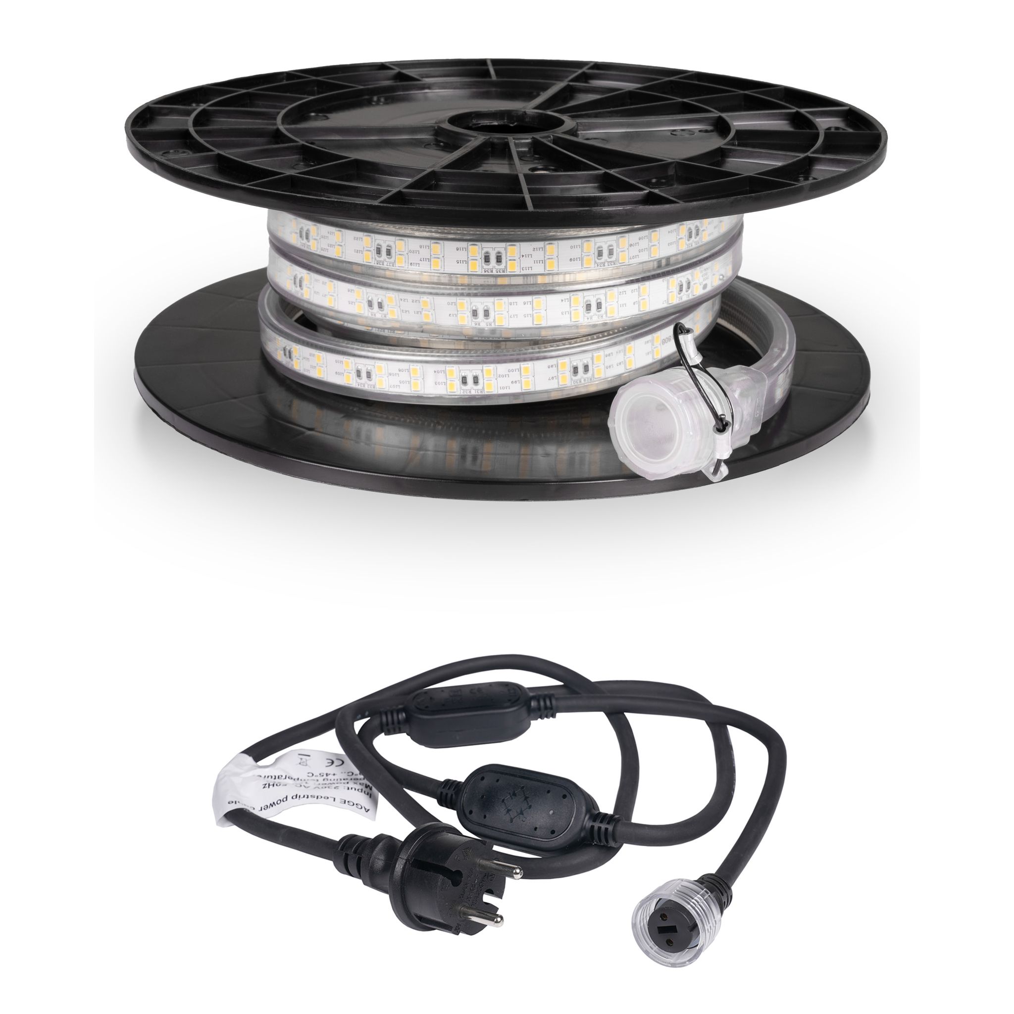 LED-nauha / Työvalo AGGE 230V - 1500 lm/m, 5 m, Nauha virtajohdolla