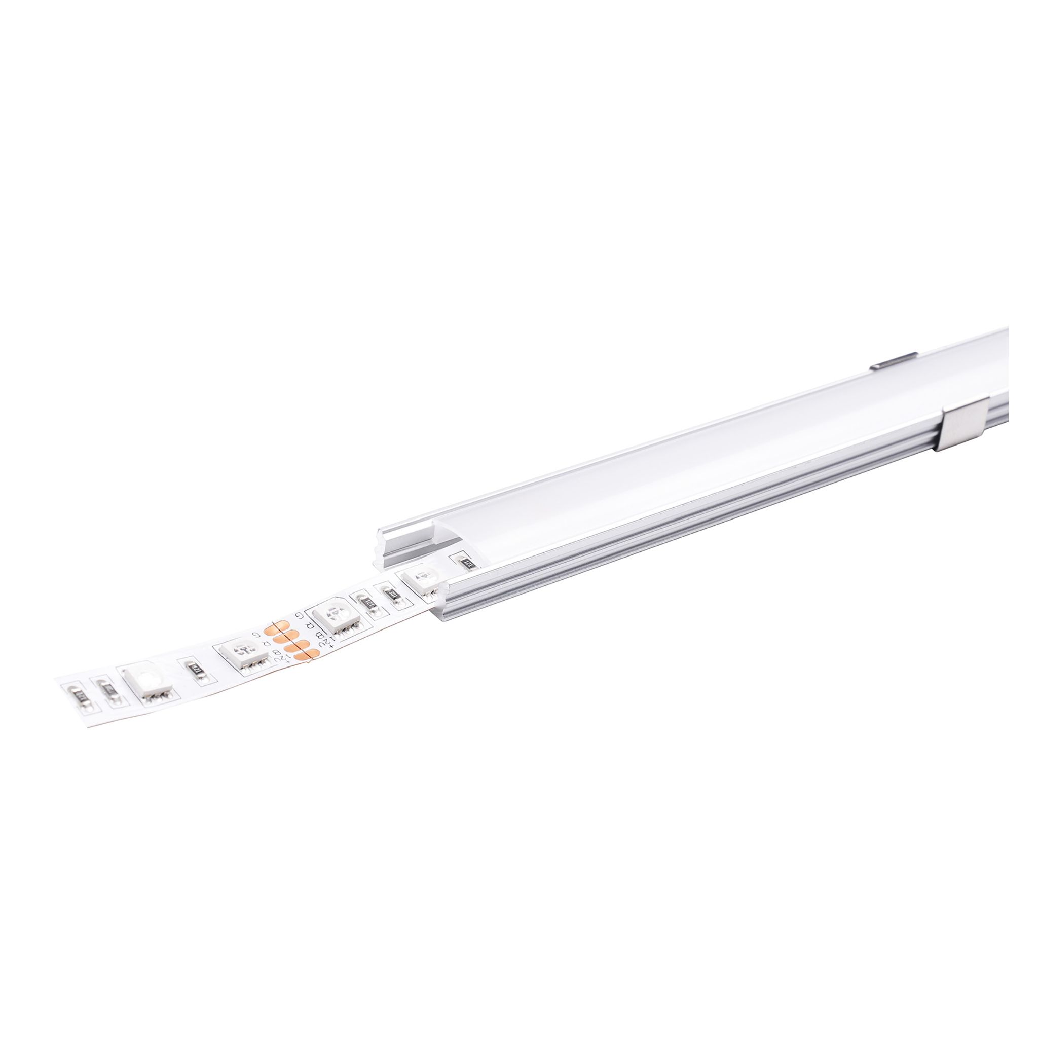 Alumiiniprofiili LED-nauhalle AGGE Slim, 100 cm, 1 kpl