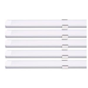 Alumiiniprofiili LED-nauhalle AGGE Slim, 100 cm, 5 kpl
