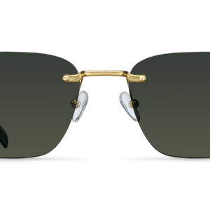 Hakim Sunglasses Gold Olive