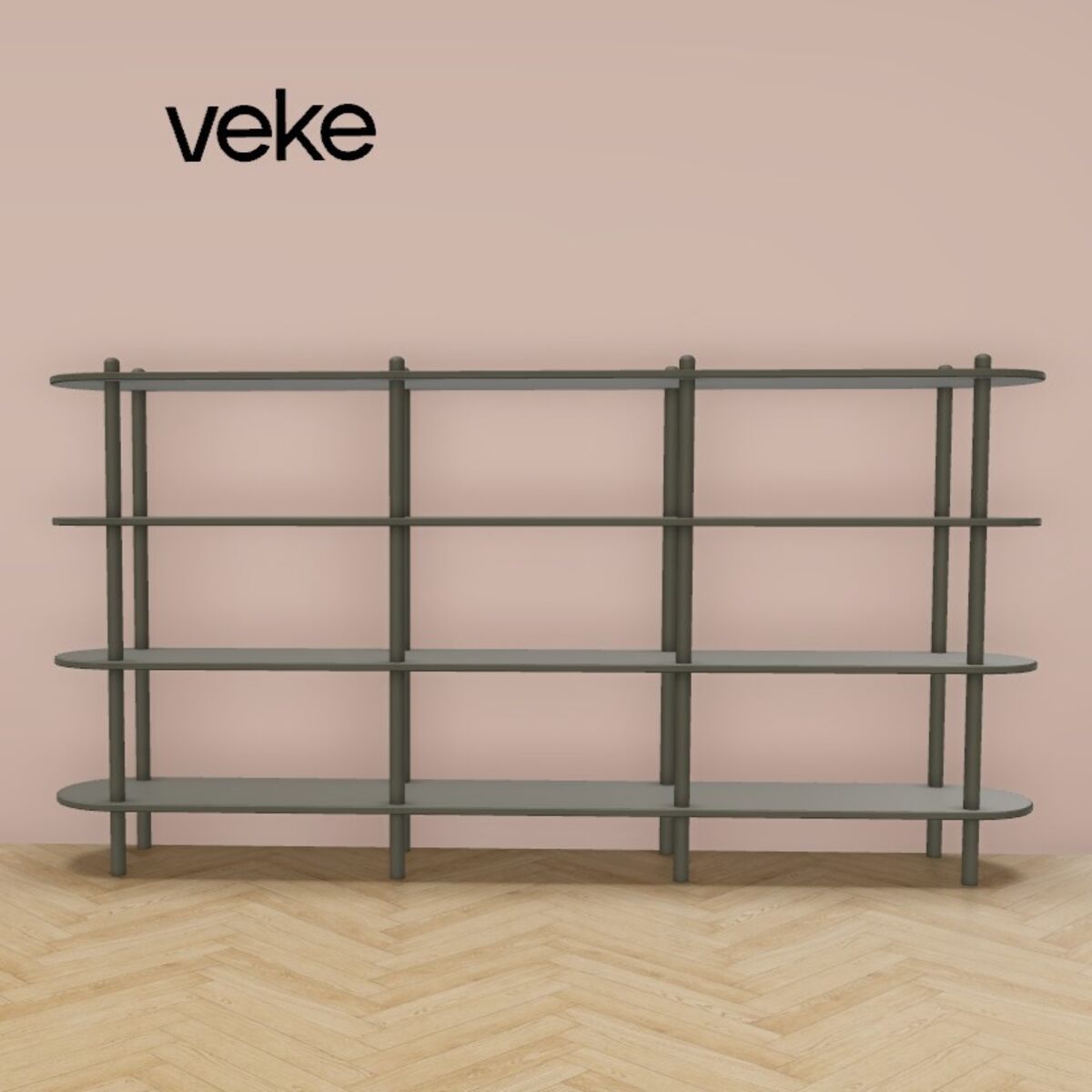 Askel avohylly 230x35x119 cm sammal