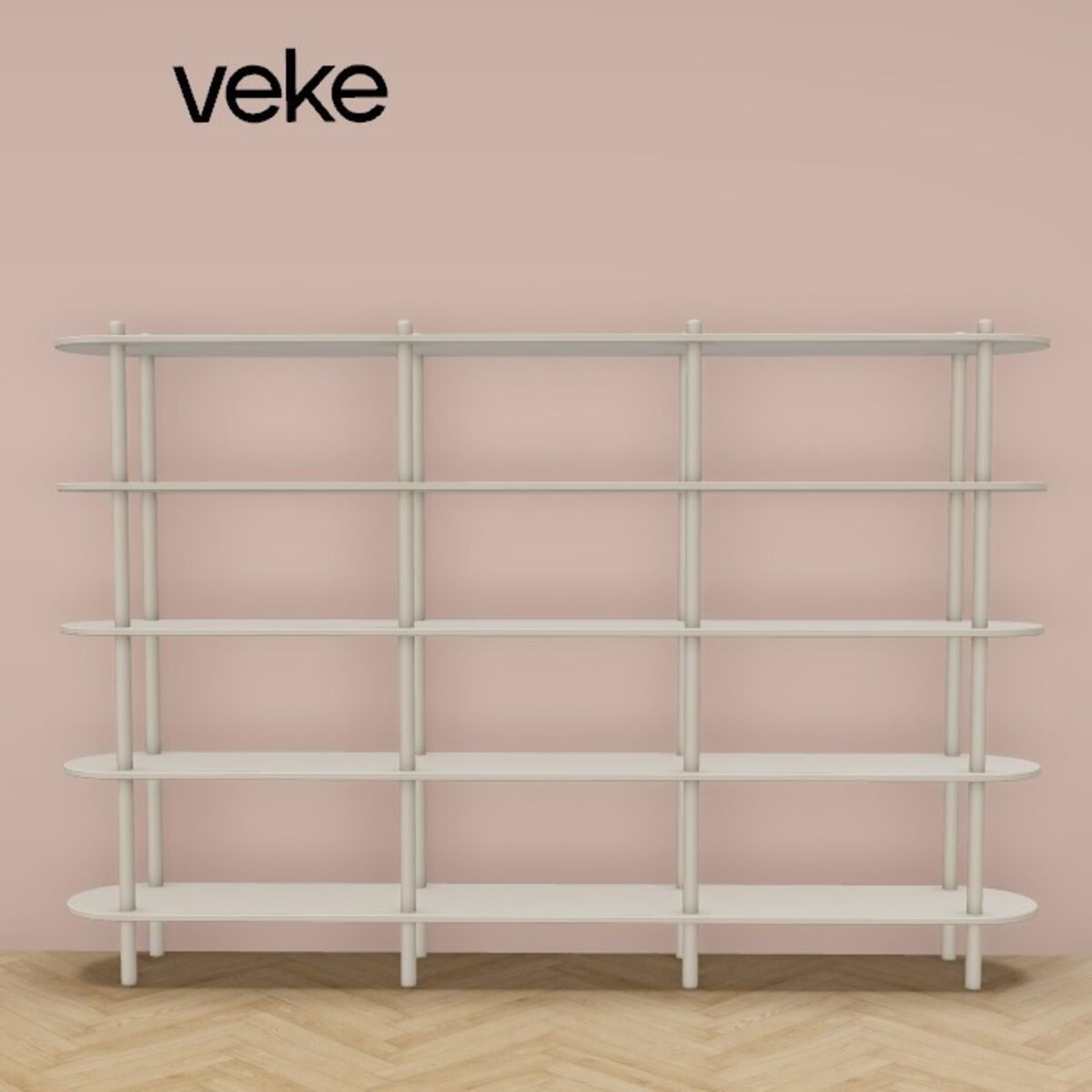 Askel avohylly 230x35x152 cm greige