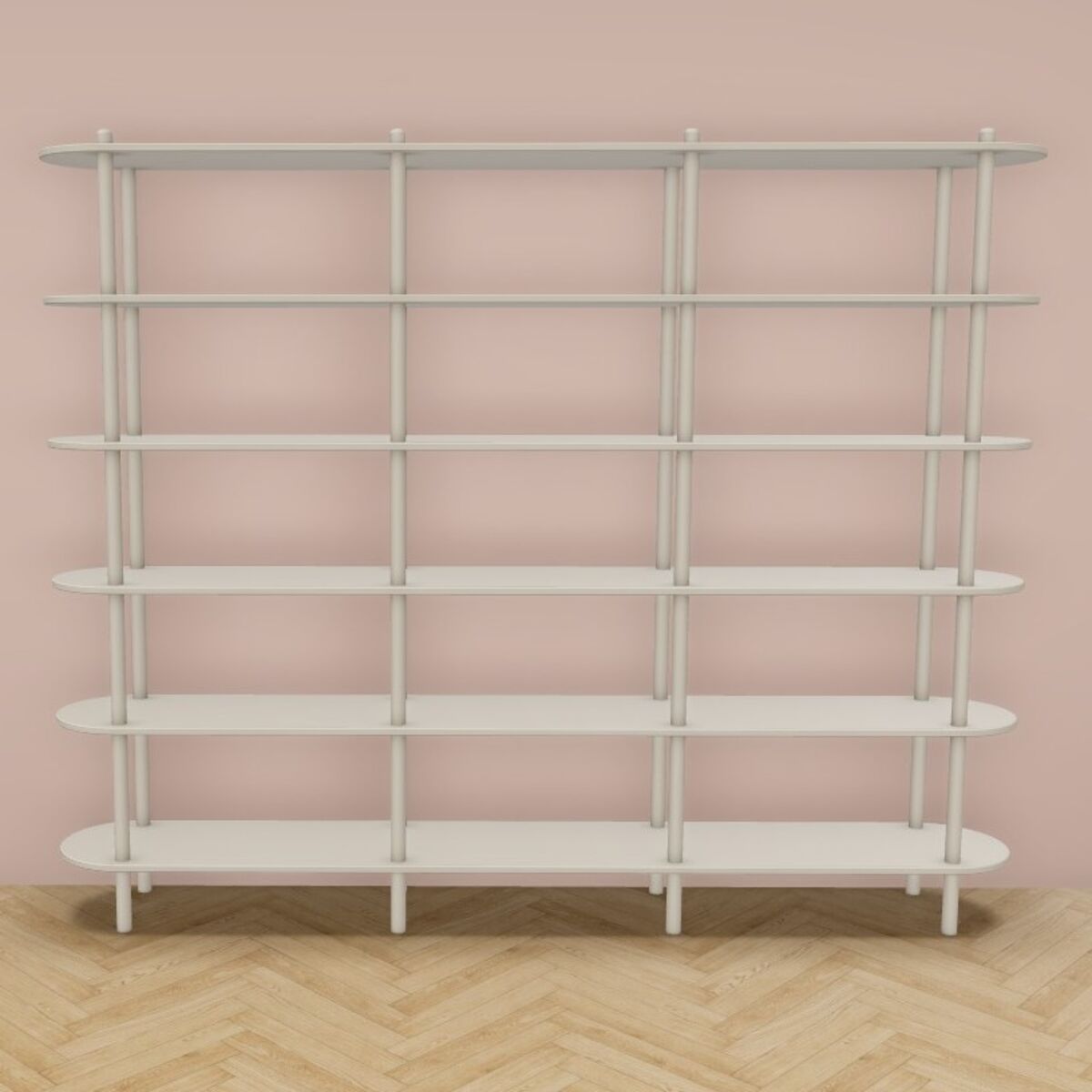 Askel avohylly 230x35x185 cm greige