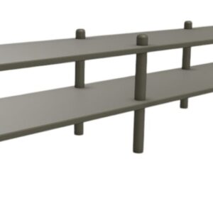 Askel matala tv-taso 203x35x38 cm sammal