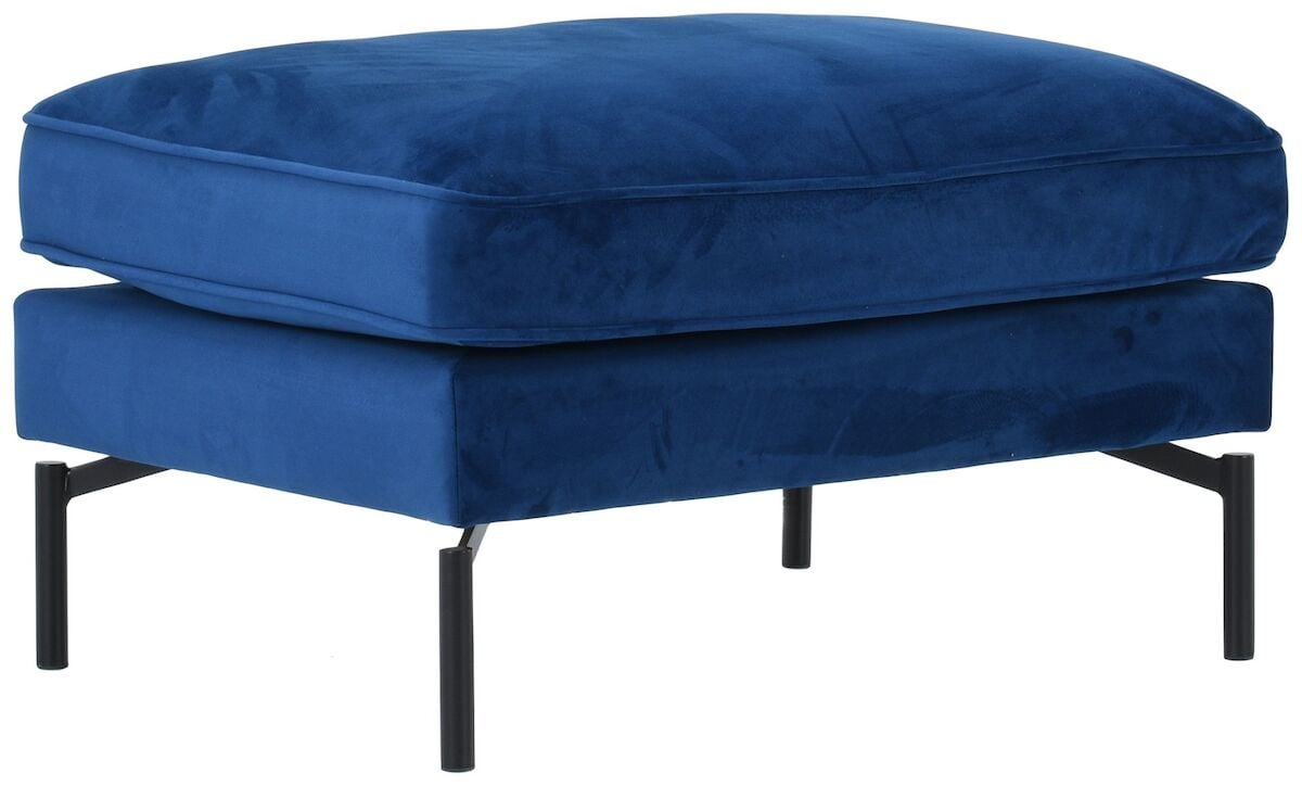 Cosy rahi 85x65 cm tummansininen Brunei 32, metallijalat
