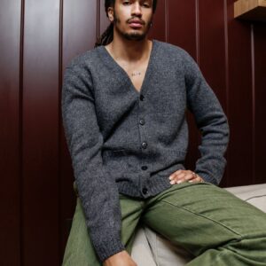 Batsa Wool Cardigan Grey