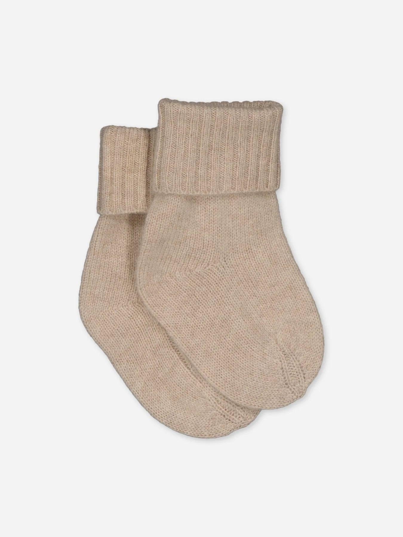 Baby Cashmere Socks Beige