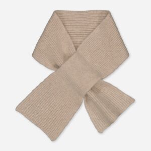 Dog Cashmere Scarf Beige