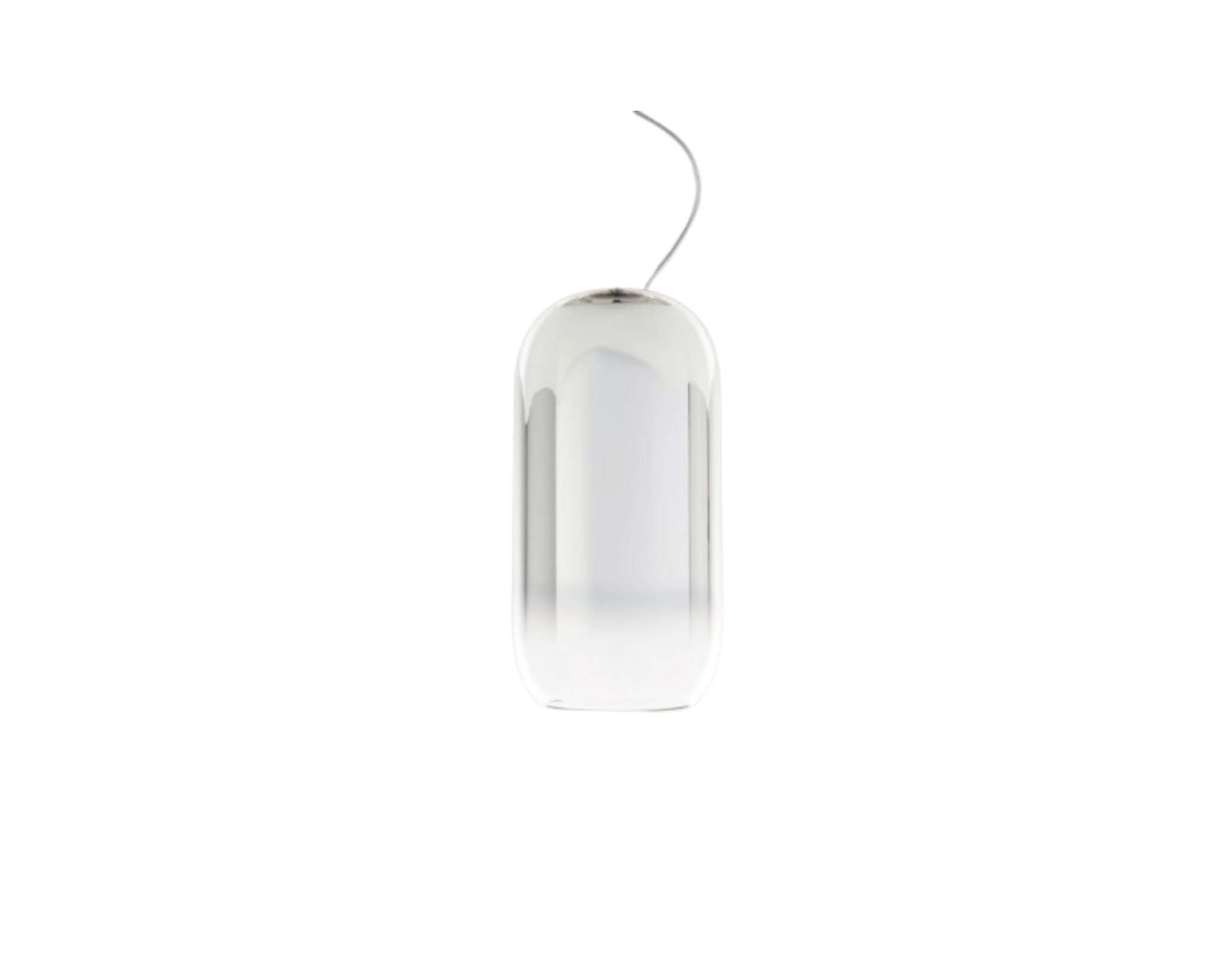 Artemide Gople riippuvalaisin hopea