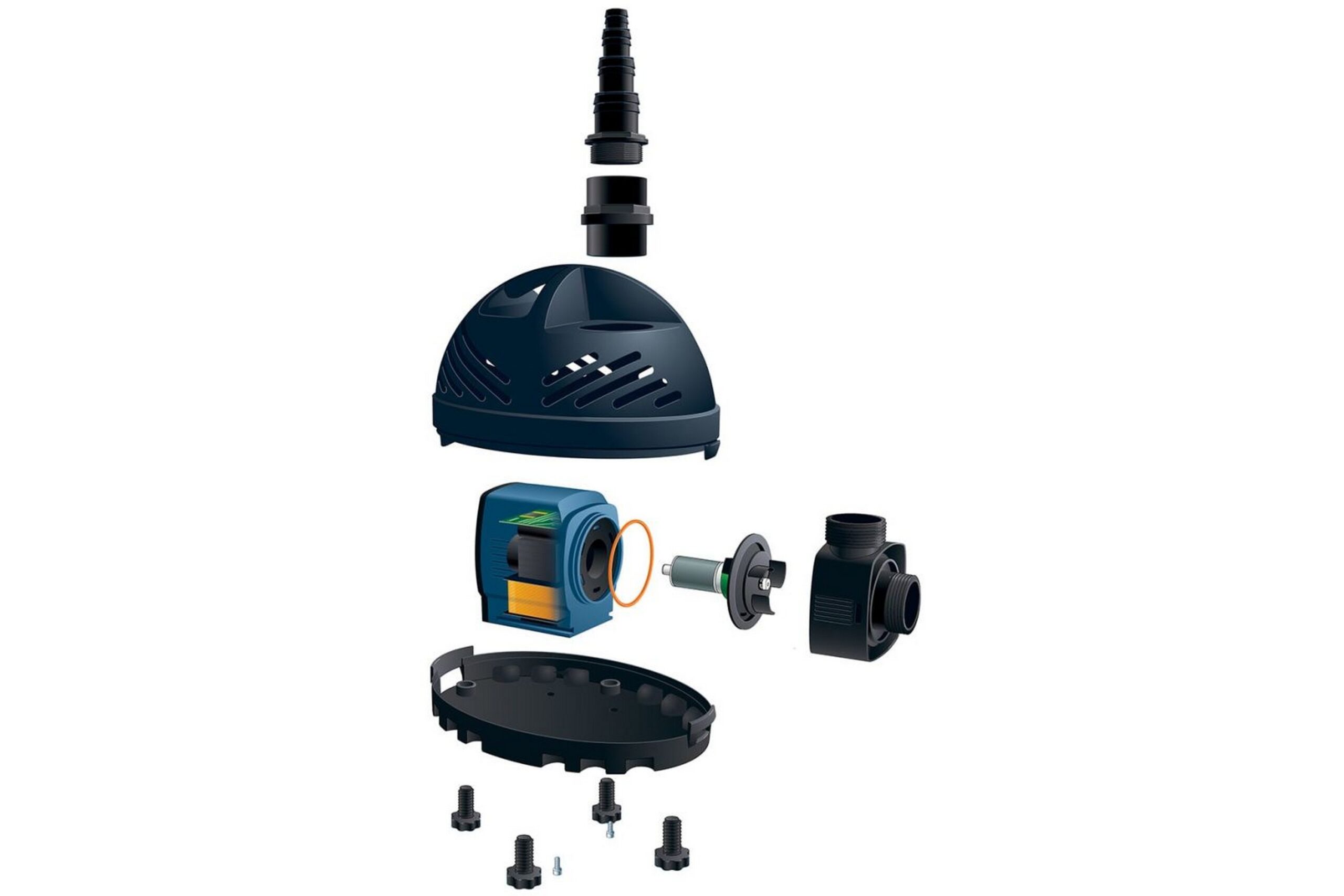 Ubbink Lampipumppu Cascademax 14000 120 W 1351319 - Harmaa